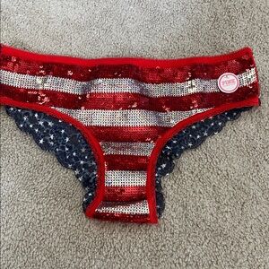 Patriotic Sequin cheeky panty